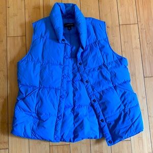 Lands End down vest